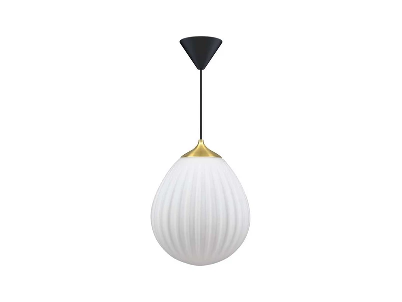 UMAGE - Around the World Pendant Medium White/Brass/Black