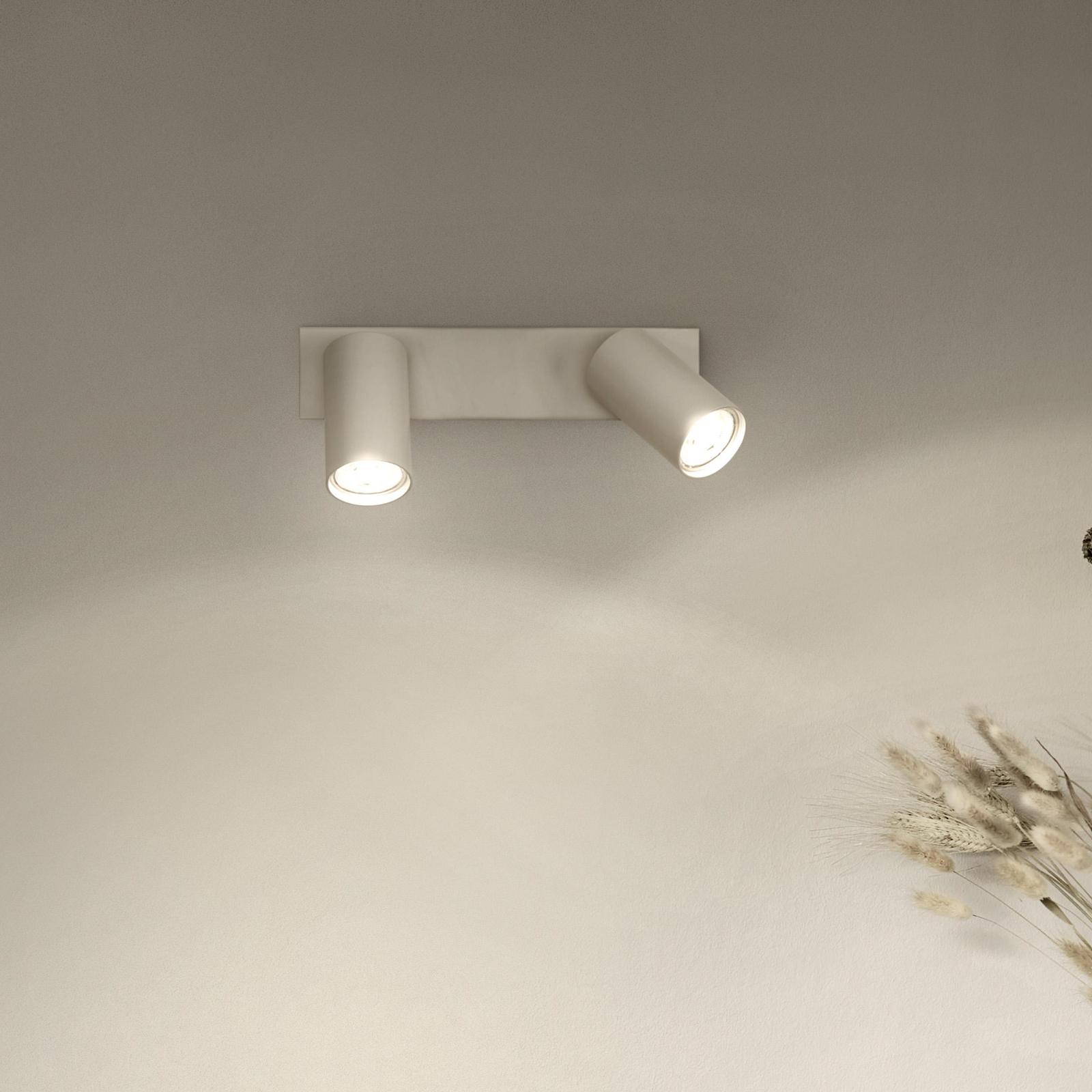 LEDVANCE Projetor LED Octagon, regulável, duas lâmpadas, branco