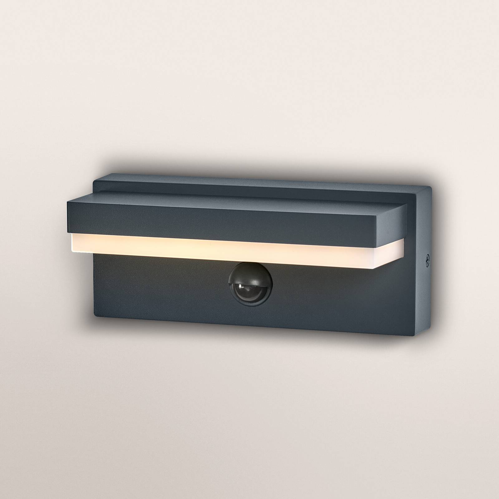 Applique murale OSRAM ENDURA STYLE ROBUST, capteur, gris foncé IP54