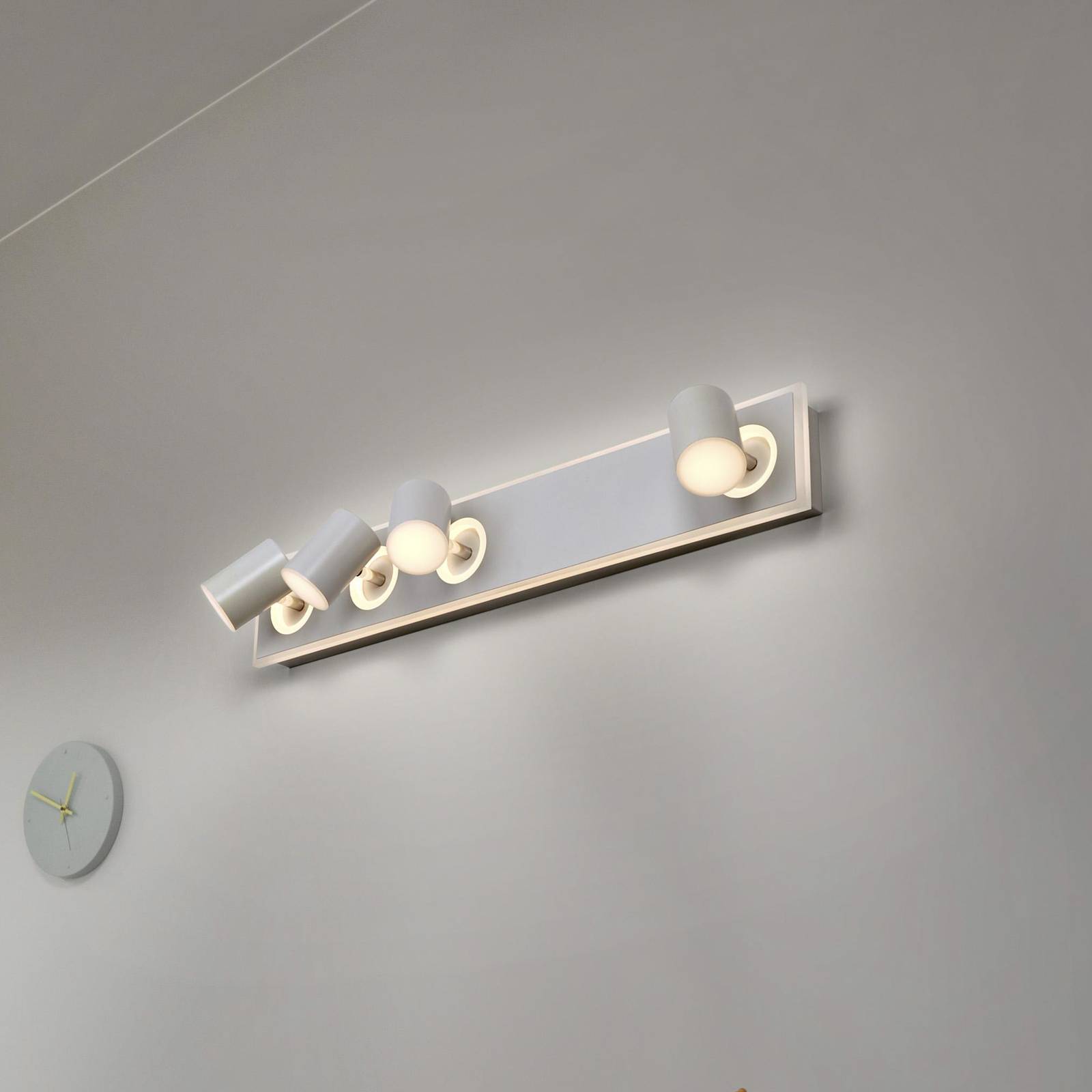 LEDVANCE Spot pour plafond LED Mars à 5 lampes 4 spots LED blanc