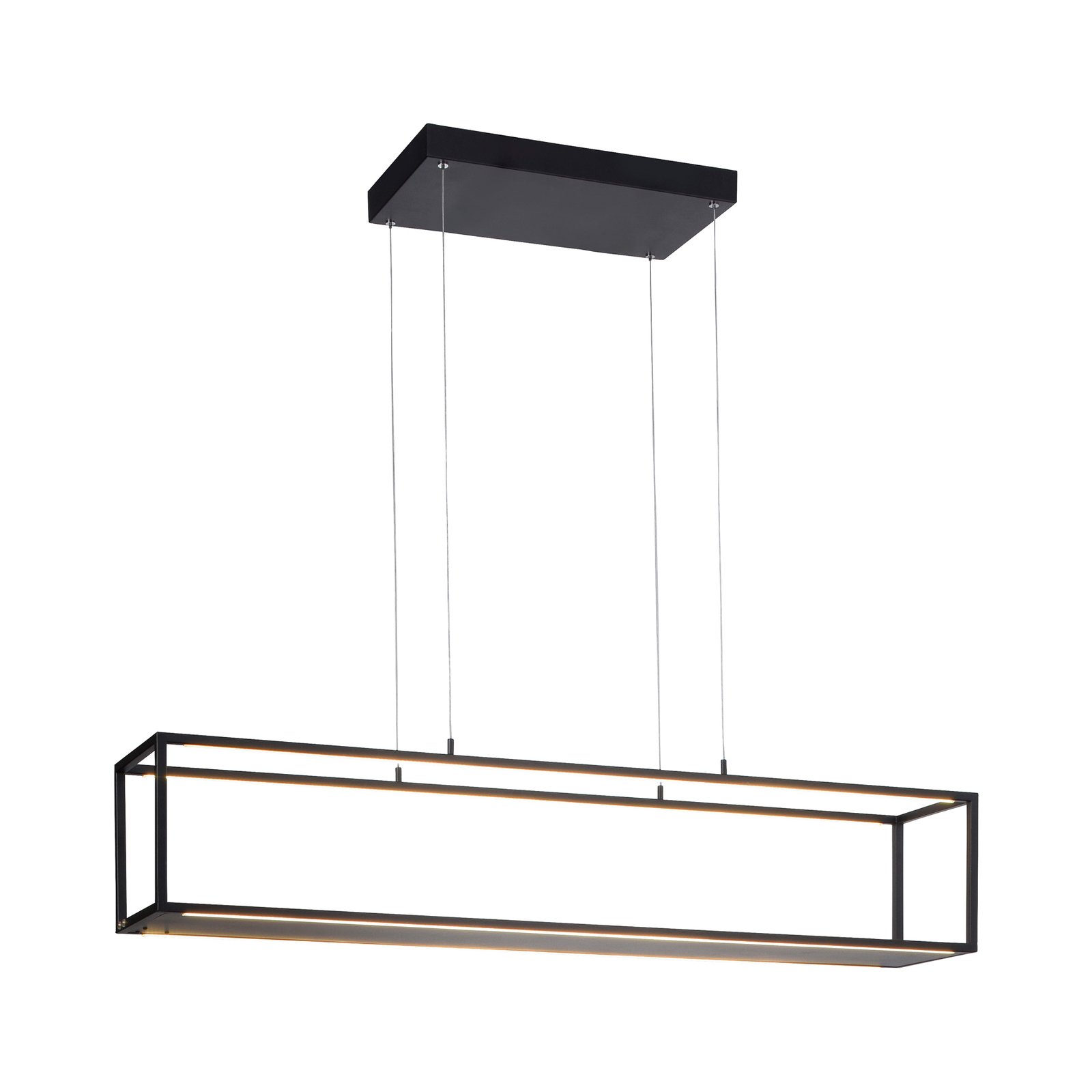 Paul Neuhaus Contura LED visilica u crnoj boji
