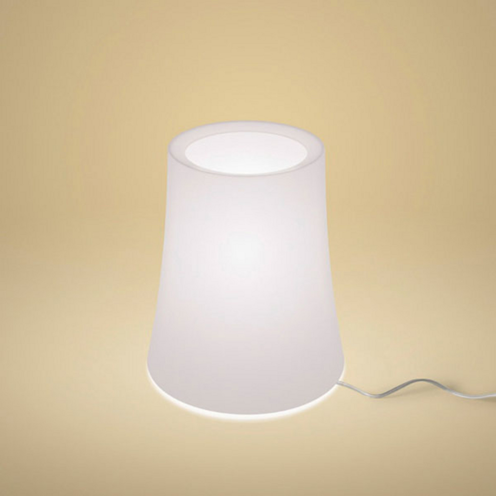 Foscarini Birdie Zero lampă de masă H=29 cm - Camera de zi / sufragerie - design - alb - Plastic