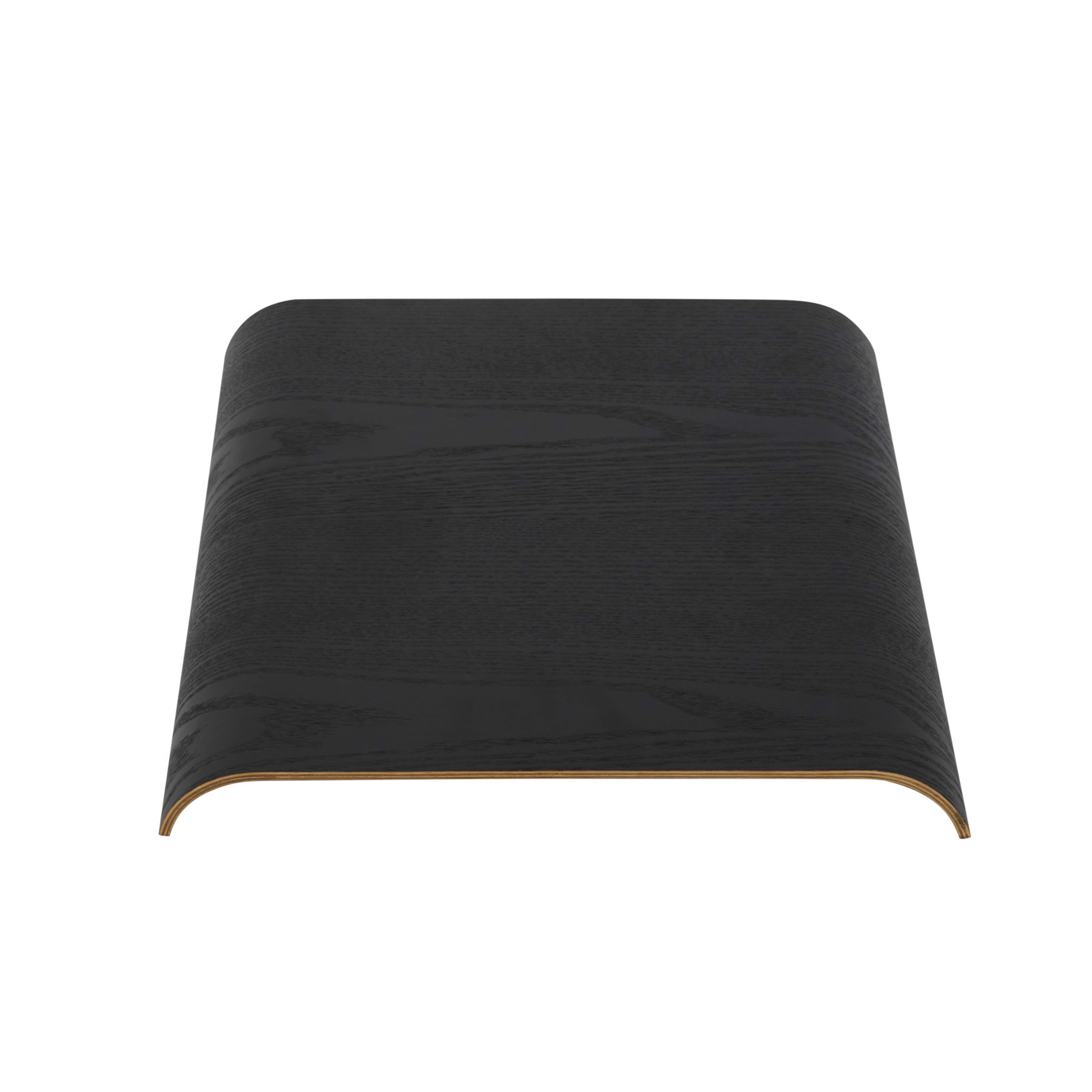 Curva Wood Tray for Shelf L33xW32,4xH3,6 Black - AYTM