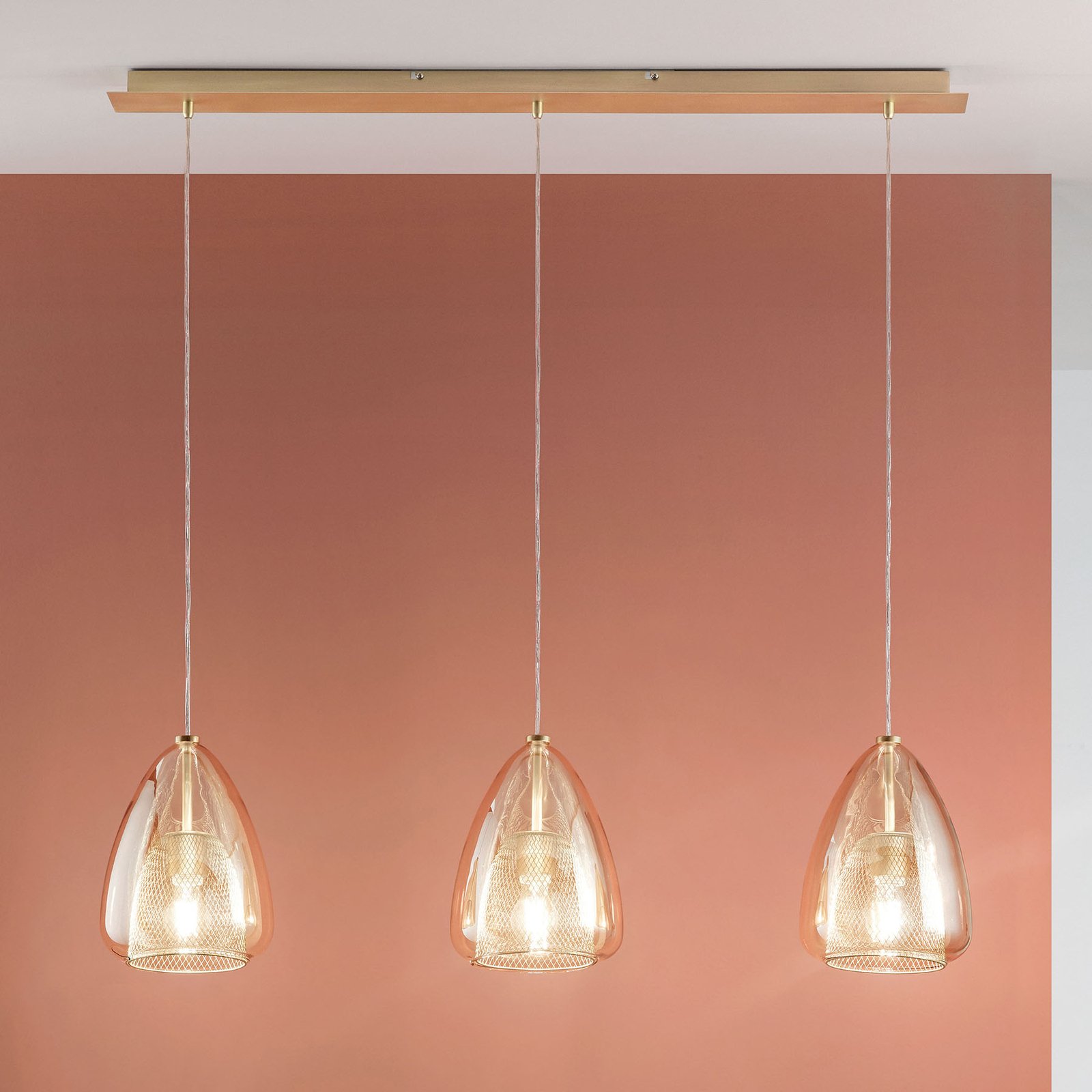 Britton pendant light, 3-bulb