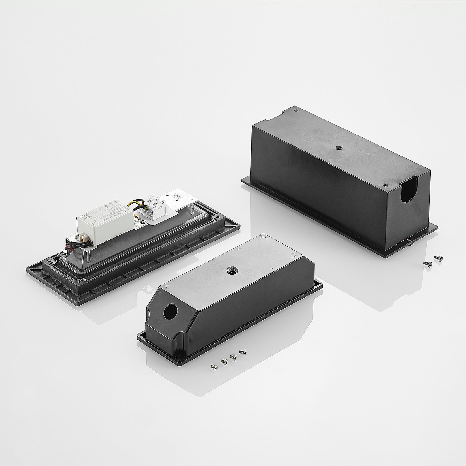 Jaano LED Exterior Luz de Pared Empotrada Antracite - Lucande