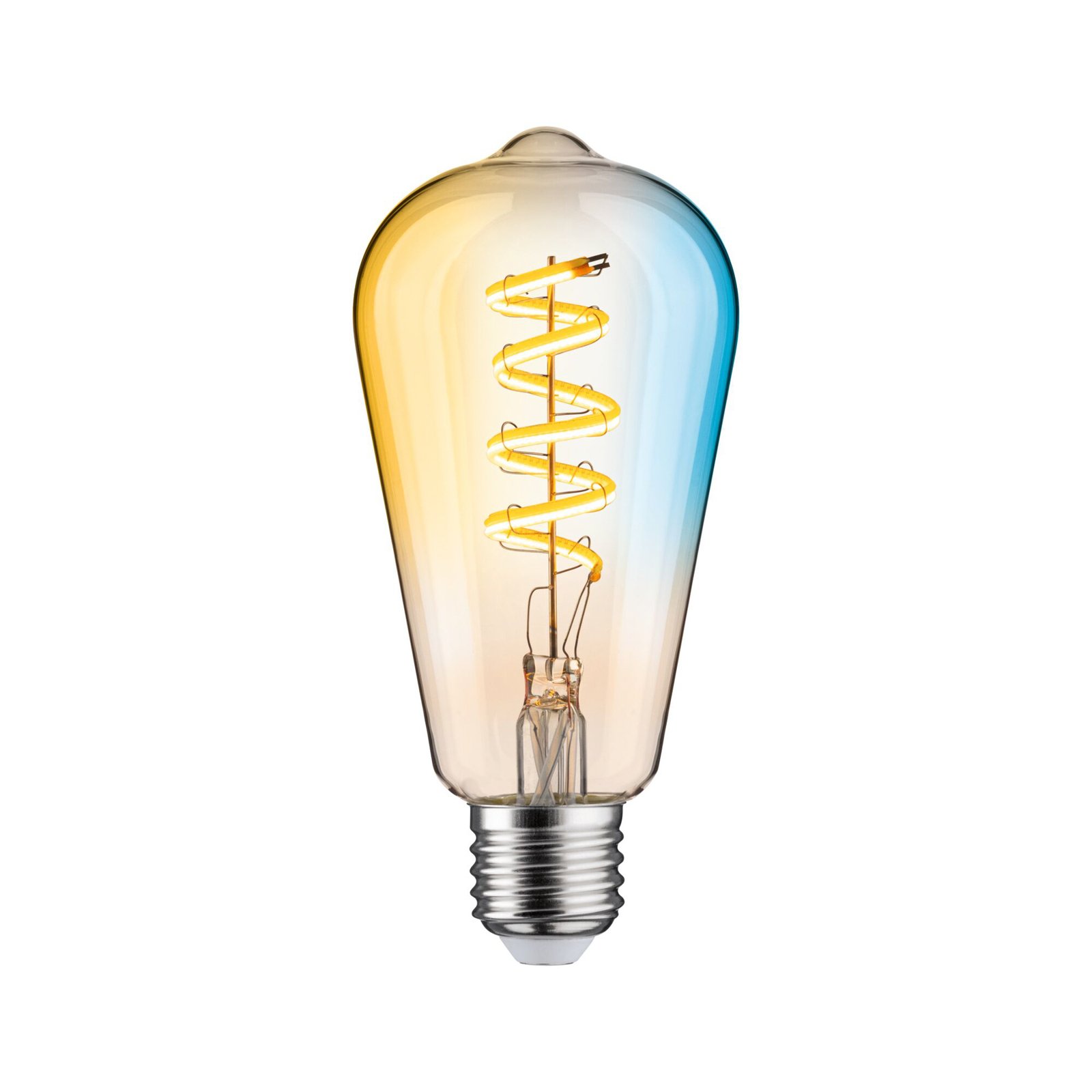 Paulmann LED rustik ZigBee E27 7,5W CCT dim zlatá