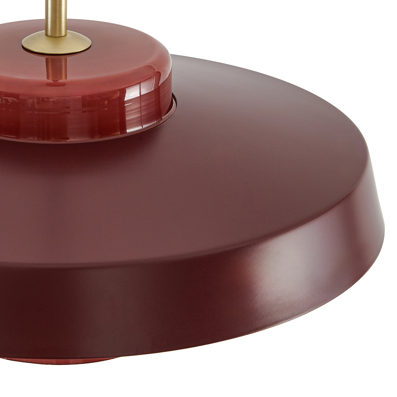 Rico pendant light, Ø 38 cm, red, metal/glass - NOLA Rico pendant light, Ø 38 cm, red, metal/glass - NOLA
