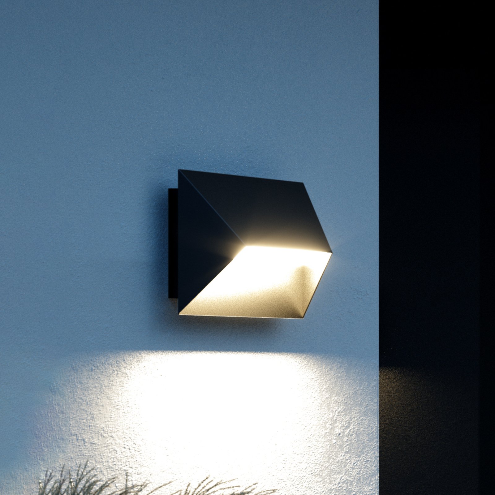 Pontio 27 Außen Wandleuchte Black - Nordlux