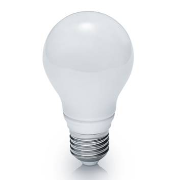 LED-lampe E27 10 W dæmpbar, lysfarve varmhvid