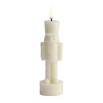Candela LED NUTCRACKER, grigio chiaro, altezza 17 cm - Uyuni Lighting
