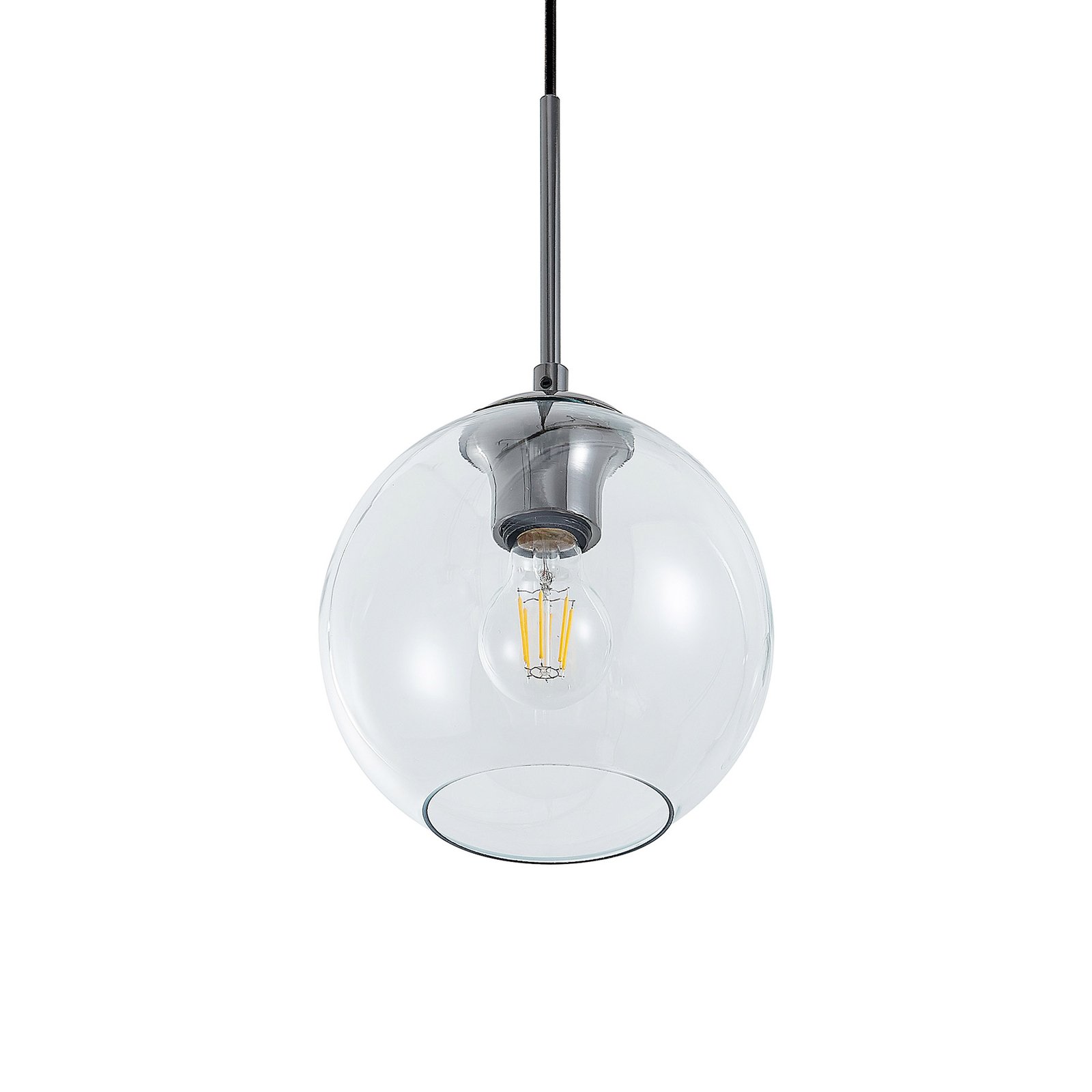 Firano 3 Pendelleuchte Clear/Metal - Lindby