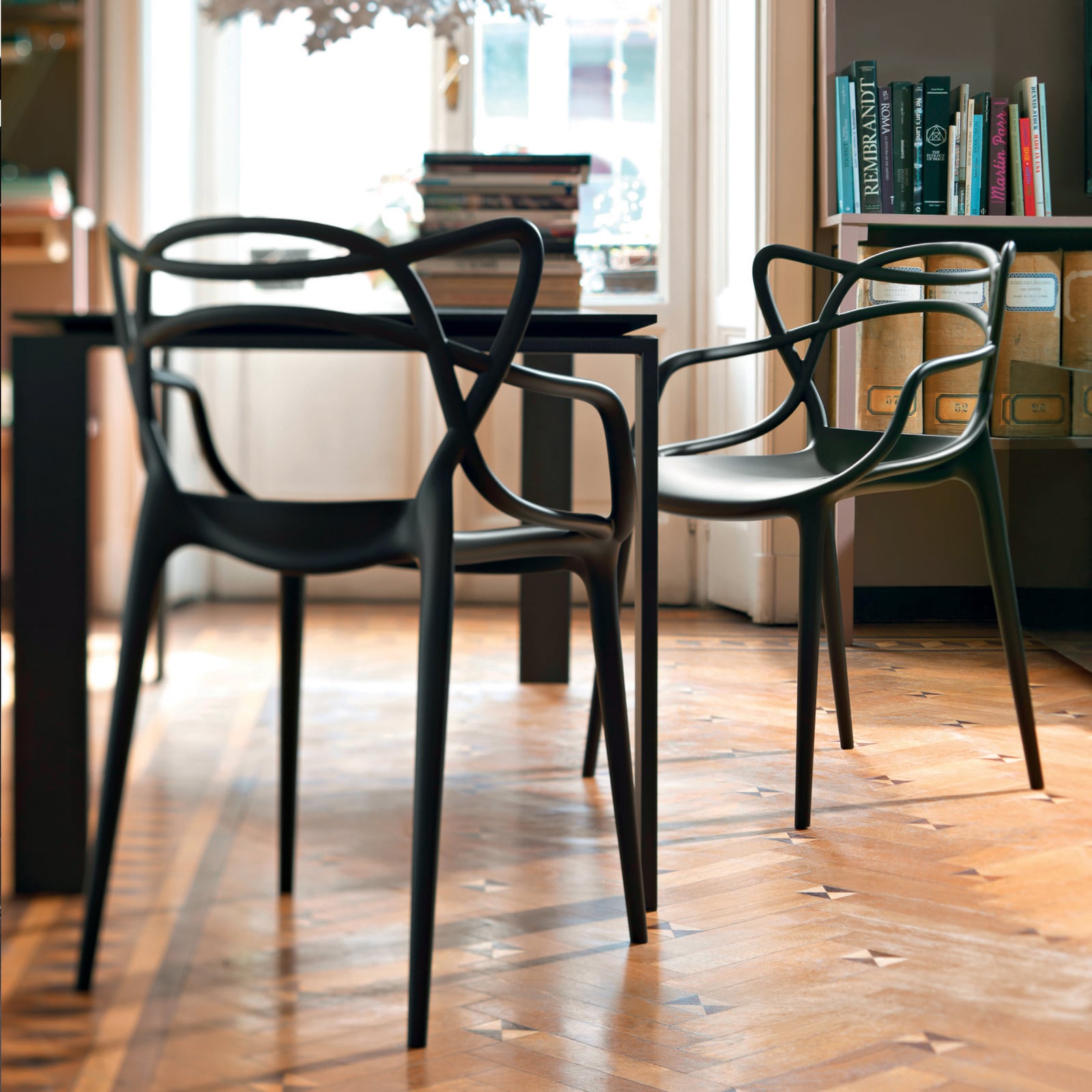 Masters chair, black, height 83 cm - Kartell