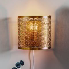By Rydéns Hermine væglampe med kabel, messing
