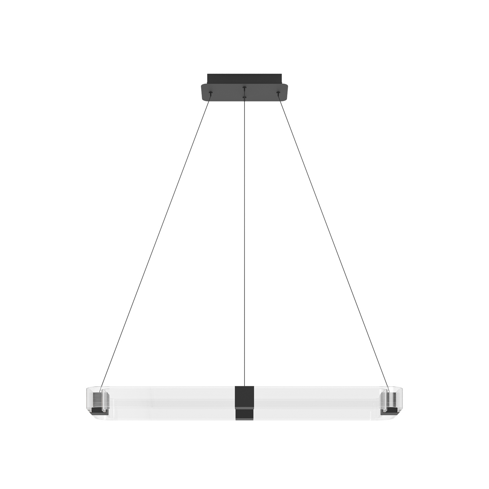 LED viseća svjetiljka Stars of Light, Mogetonello, crna, 100 cm