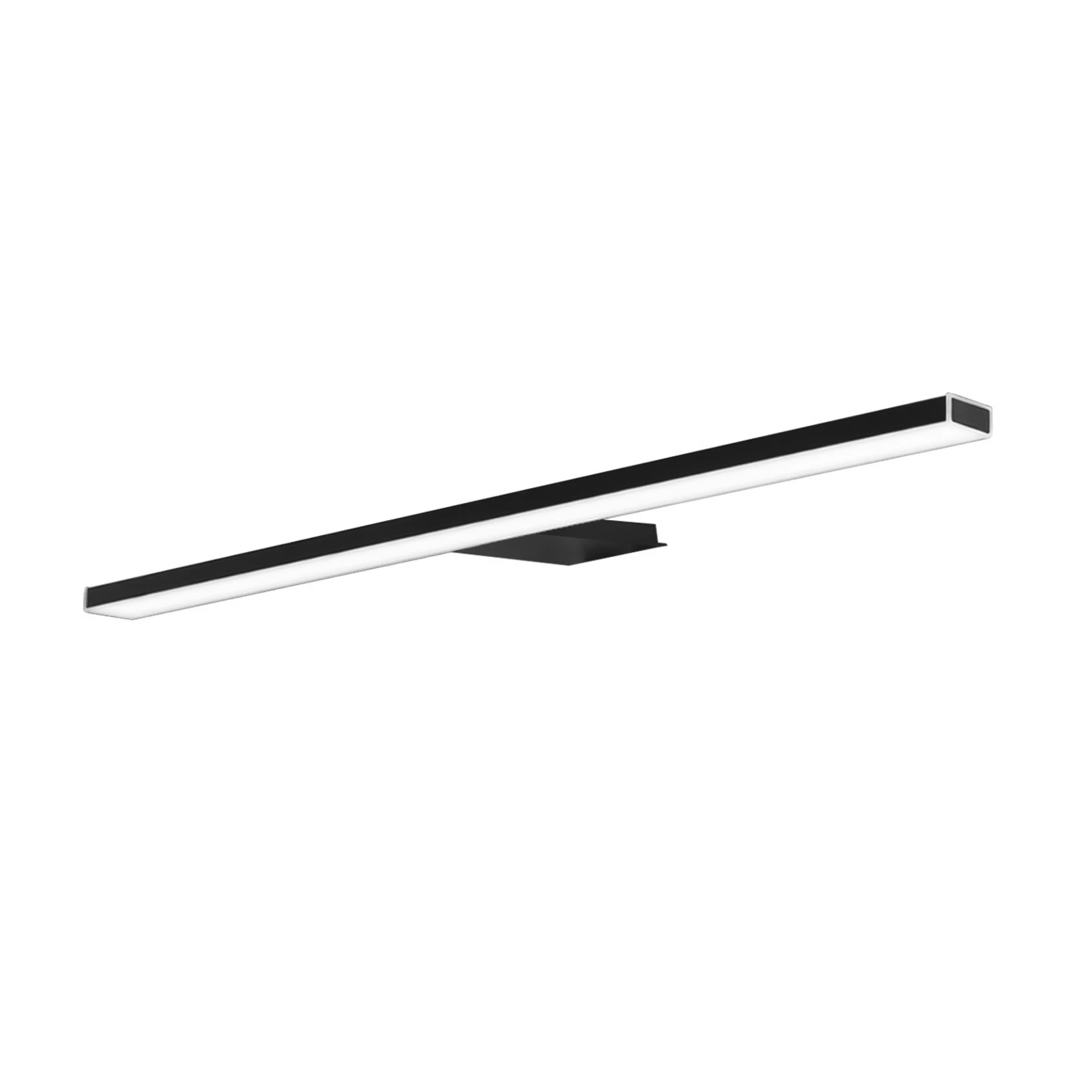 Esther 2 LED spiegellamp, mat zwart, 50 cm