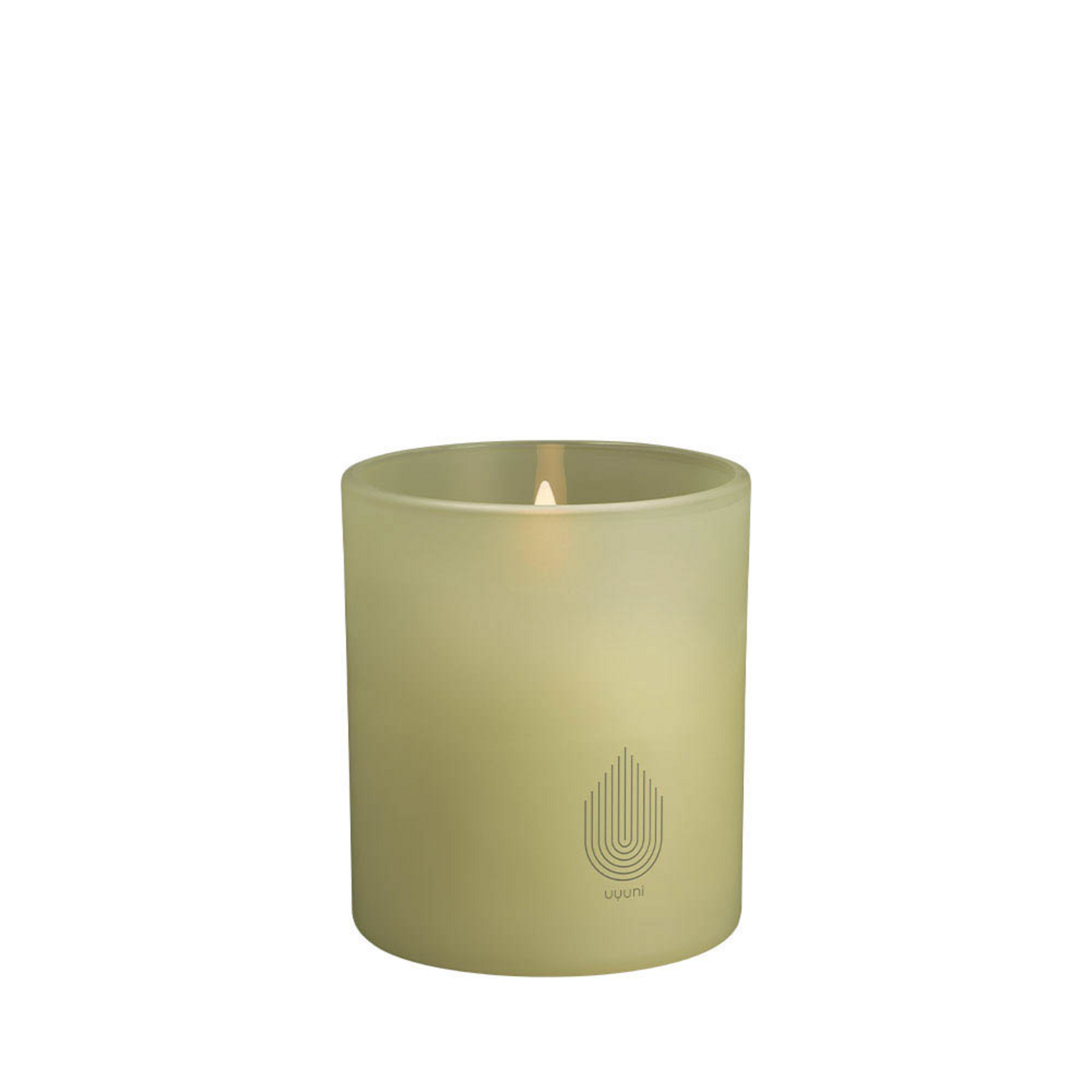 Glas Licht 9,2x10,2 cm Light Green Leaf - Uyuni Lighting