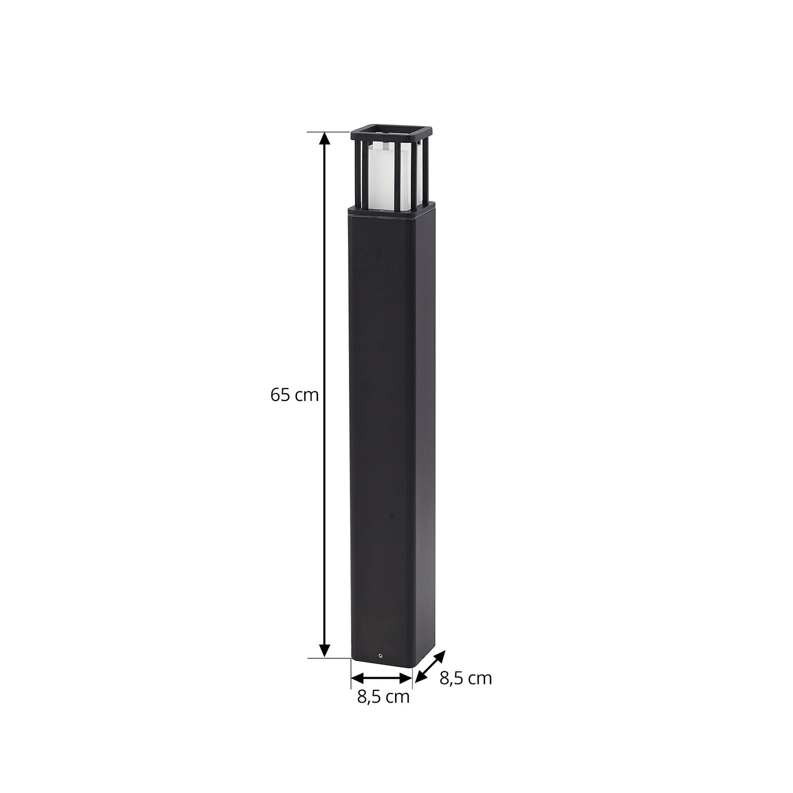 Dakil LED Bollard Svart - Lucande