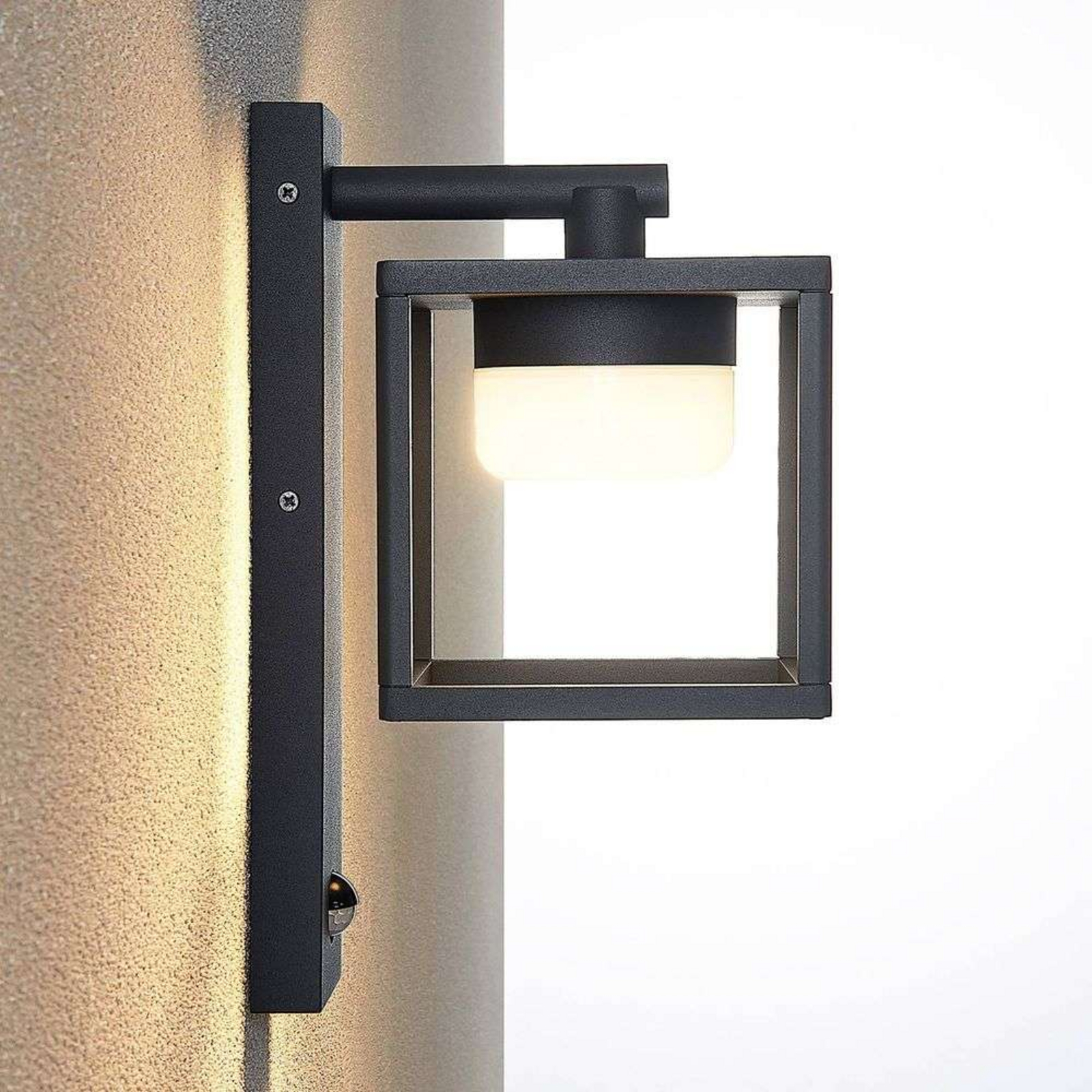 Timio Down Utomhus Vägglampa Dark Grey - Lucande