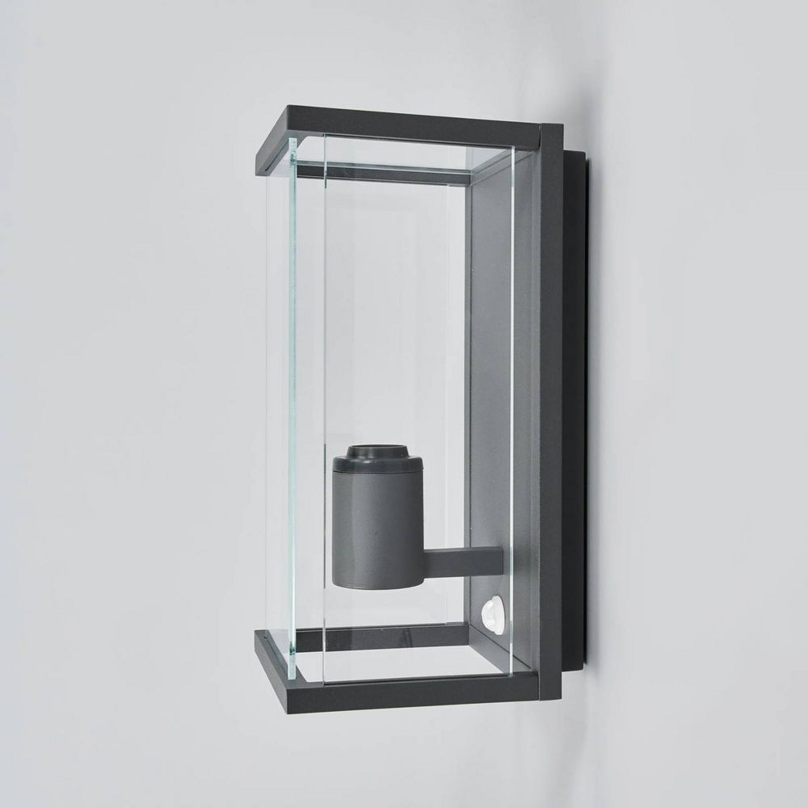 Annalea Aplica de Exterior IP54 w/Sensor Dark Grey - Lucande