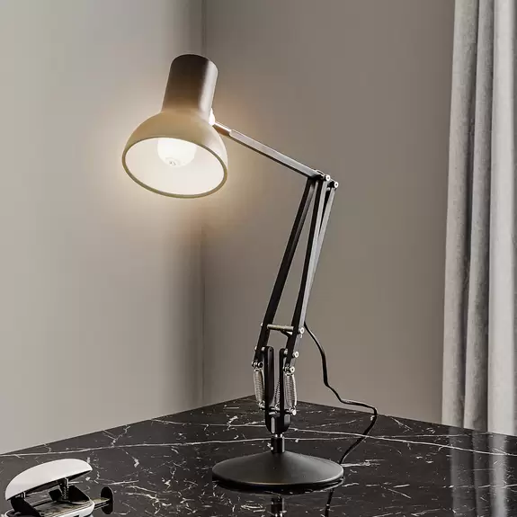 Lampenwelt Anglepoise Type 75 Mini Tischlampe samtschwarz