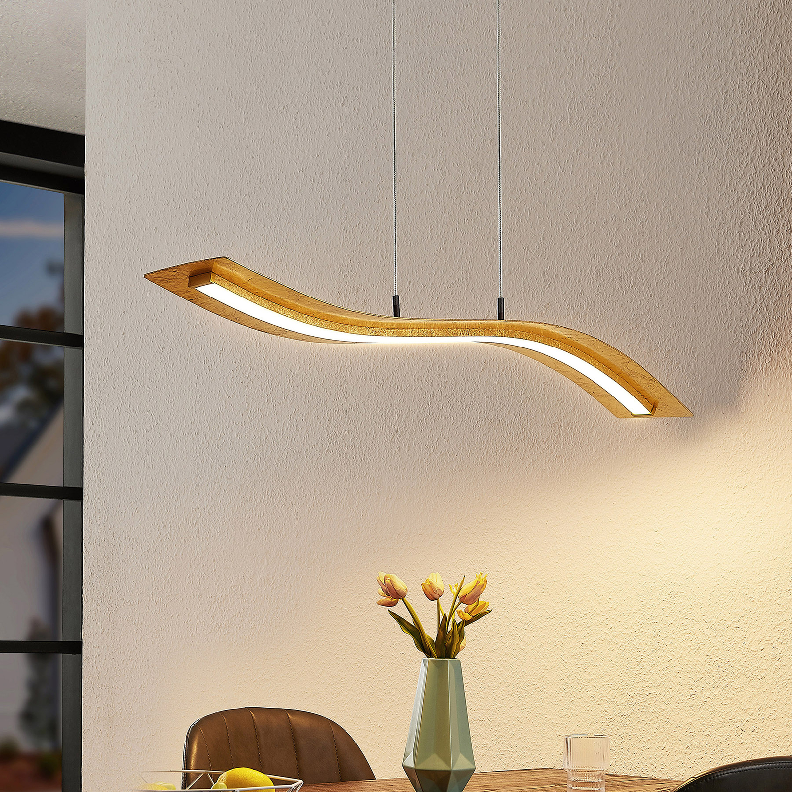 Lindby Larisa LED-pendellampe, 90 cm lang
