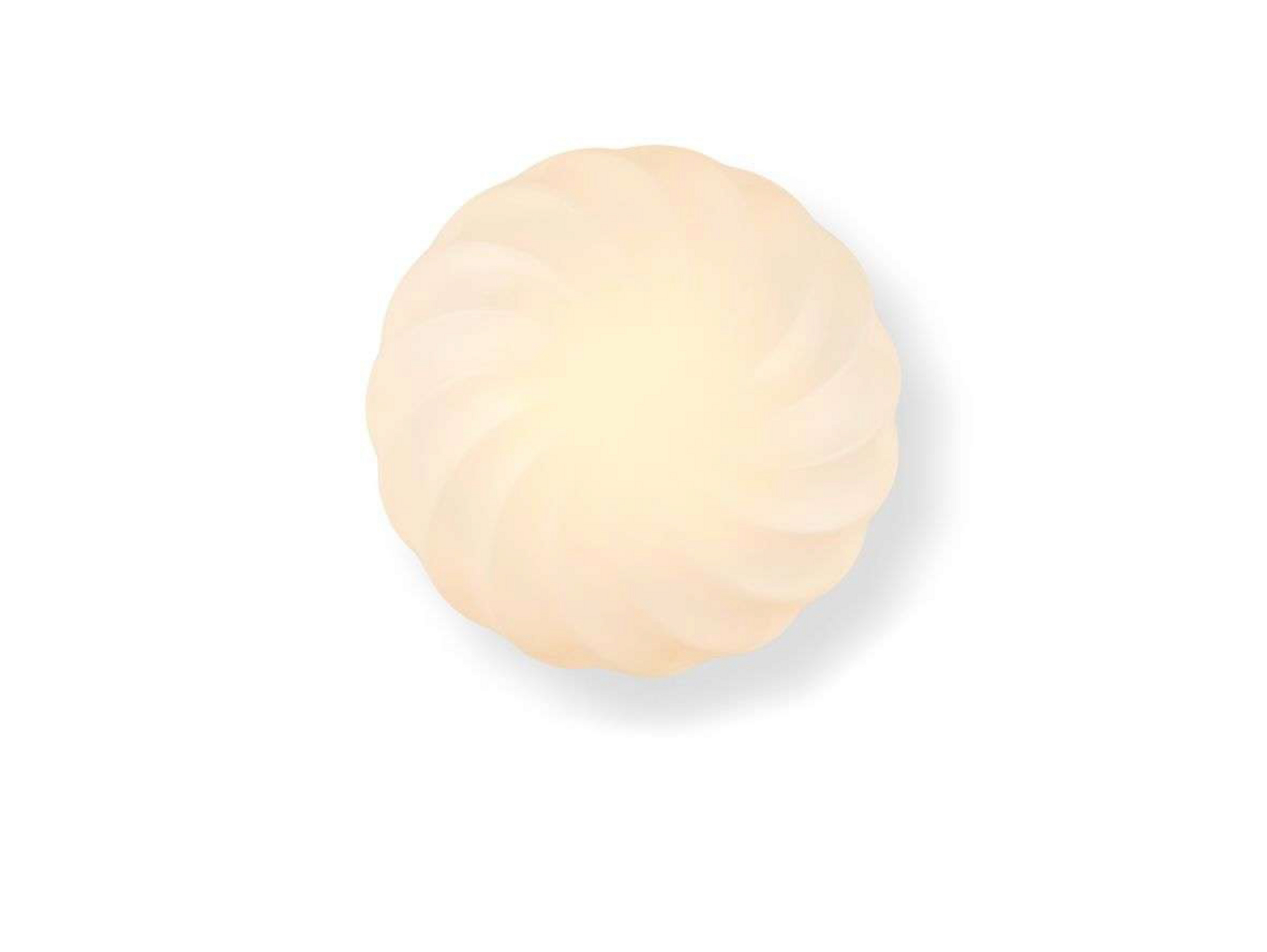 Twist wand-/plafondlamp, Ø 35 cm, messing/opaak - Halo Design
