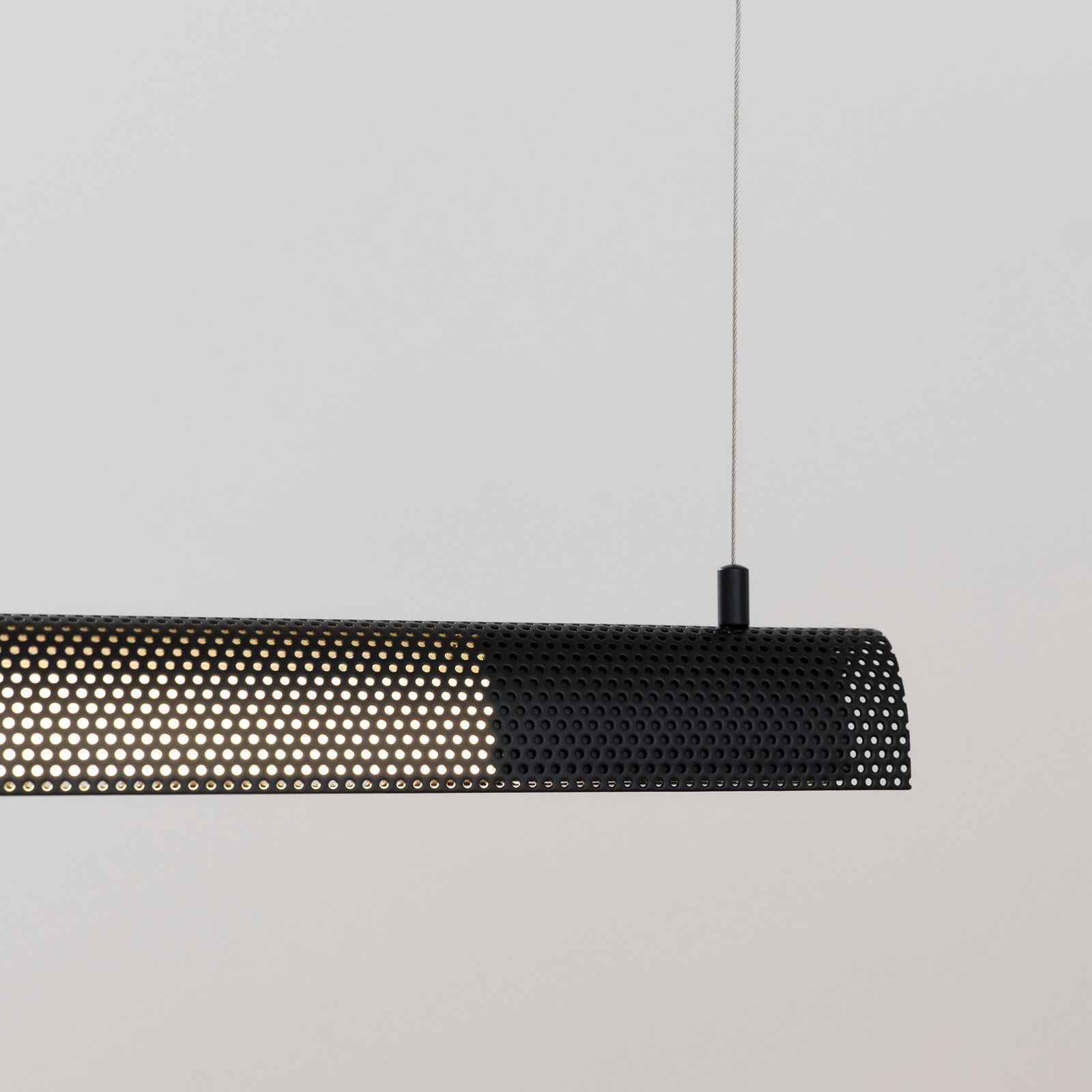 Suspension Radent, noire, longueur 70 cm, G13 - GEJST