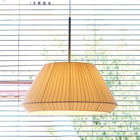 Bover Mei - suspension en tissu ronde, crème