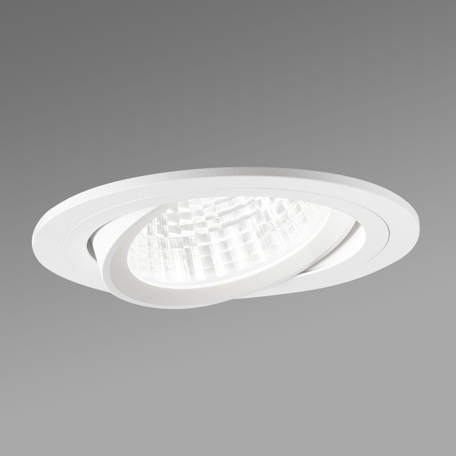 Varo LED recessed spotlight, 2 x 20° pivotable