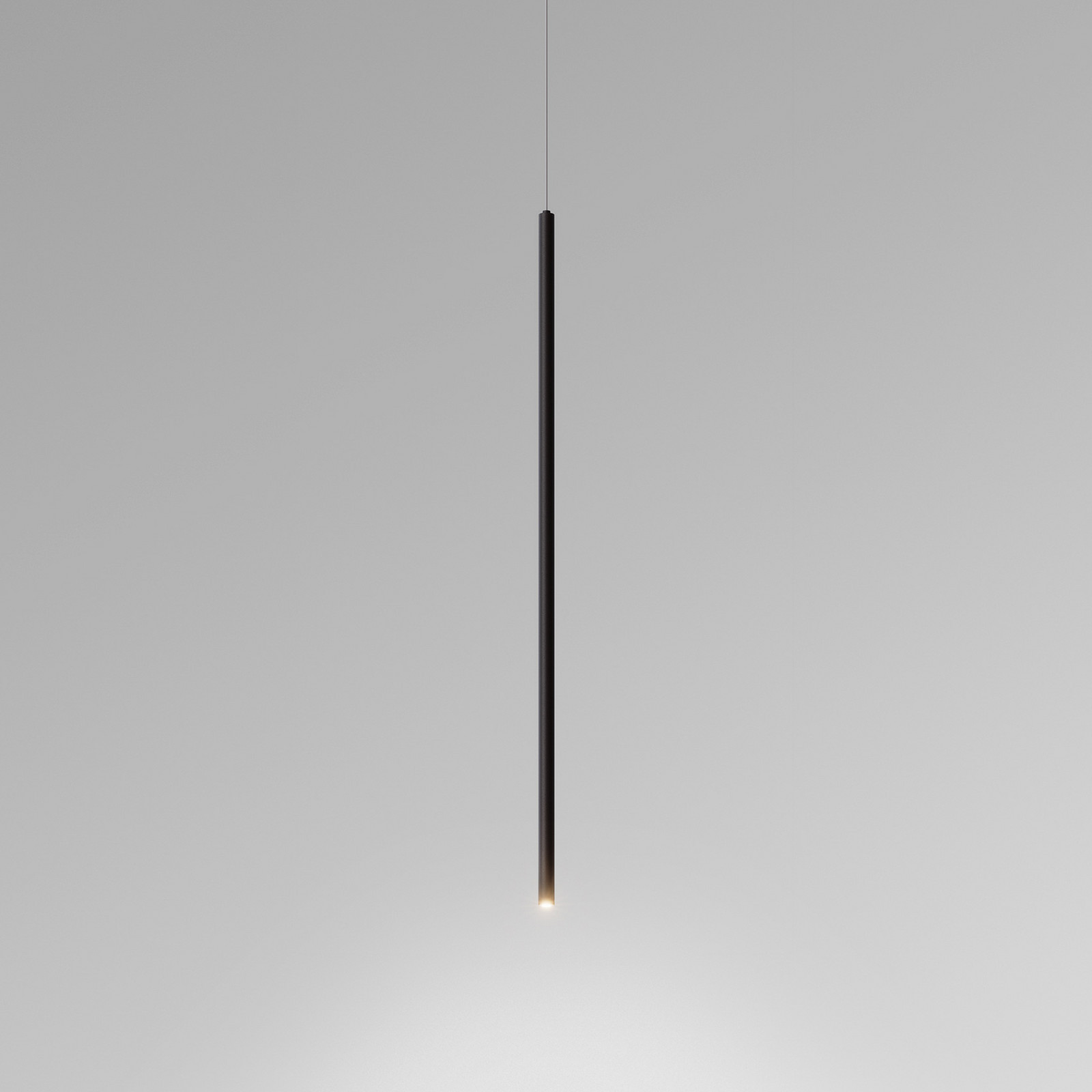 Egger Licht EGG DLS lampă suspendată Spago 60 T negru Ø 14 cm aluminiu - Camera de zi / sufragerie - modern