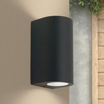 Laurenz outdoor wall light, up and downlight