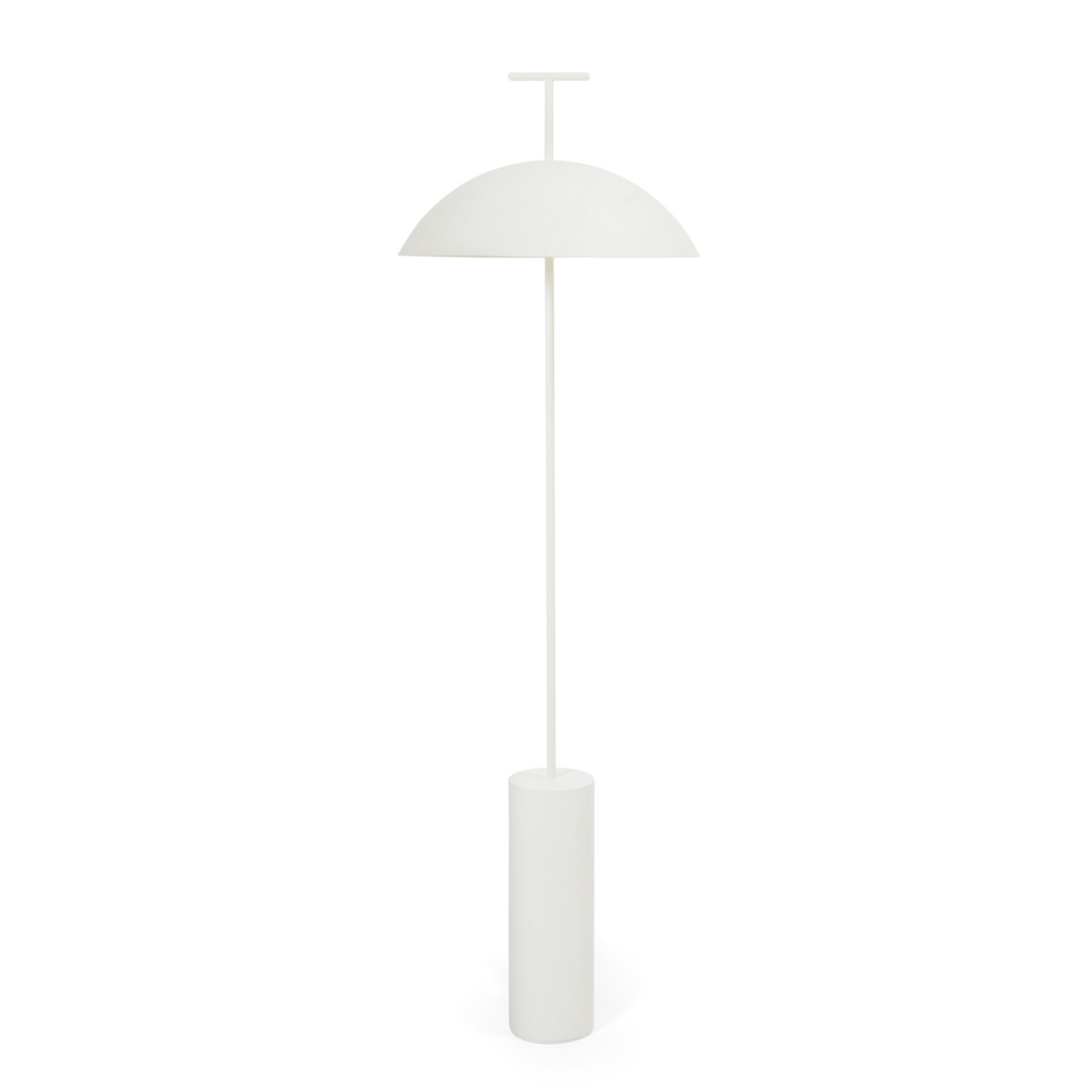 Kartell LED-Stehleuchte Geen-A, weiß, Höhe 132 cm, Stahl