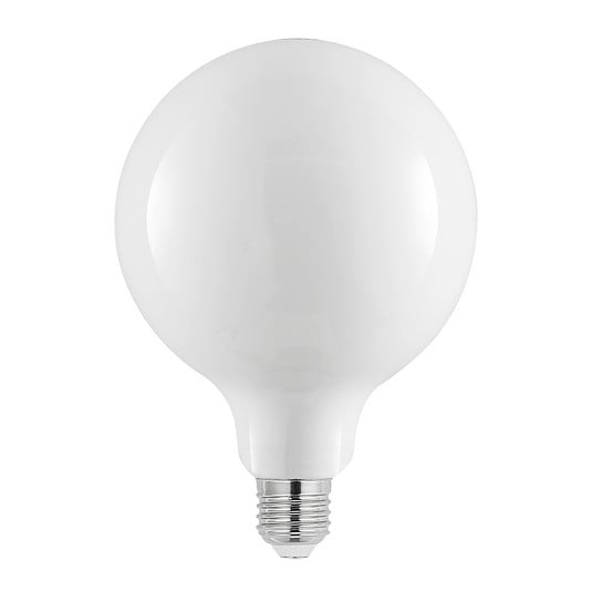 LED lamp E27 8W 2.700K G125 bollamp dimbaar, opaal