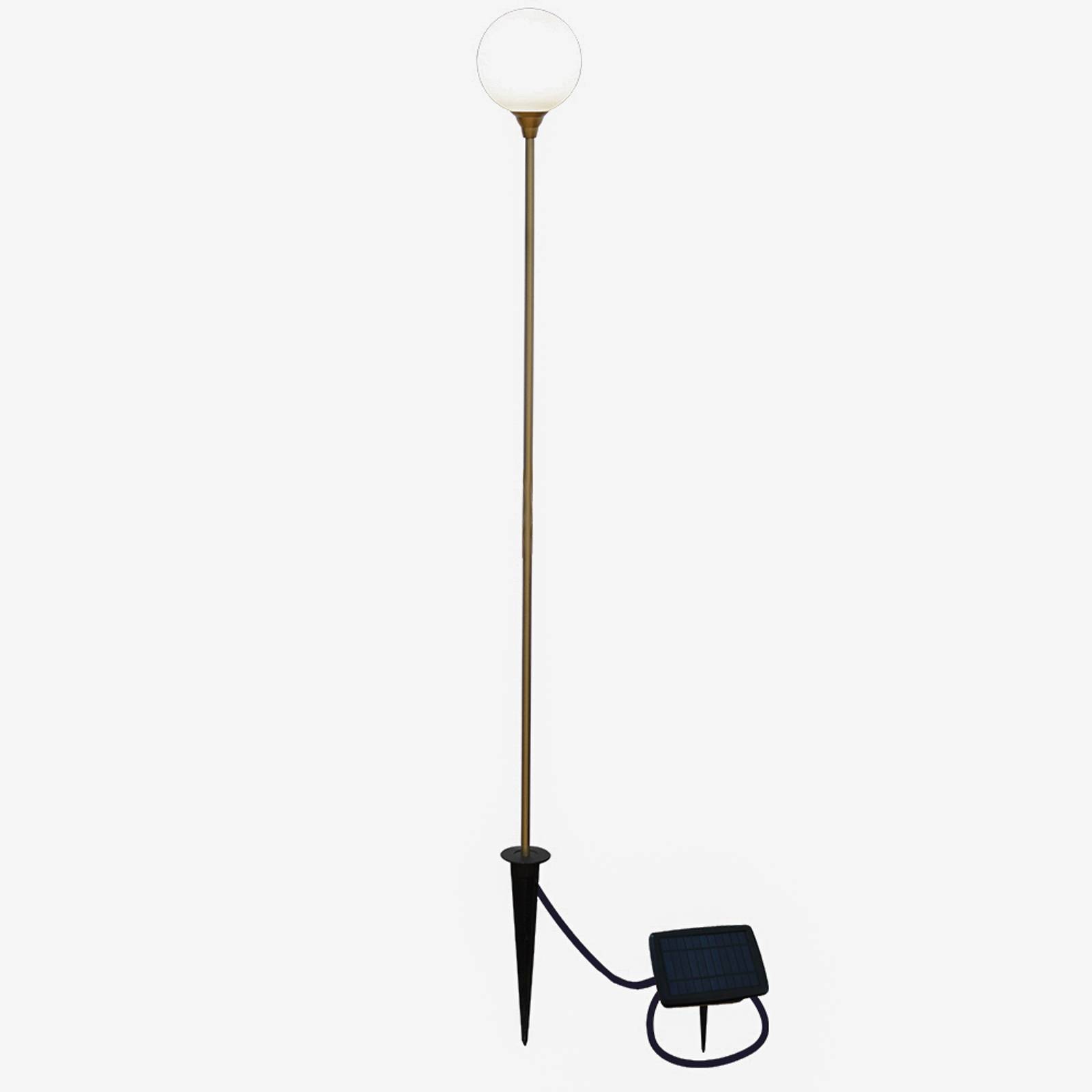Newgarden Bruna LED solar light, iron, 0.5 W, H: 80 cm