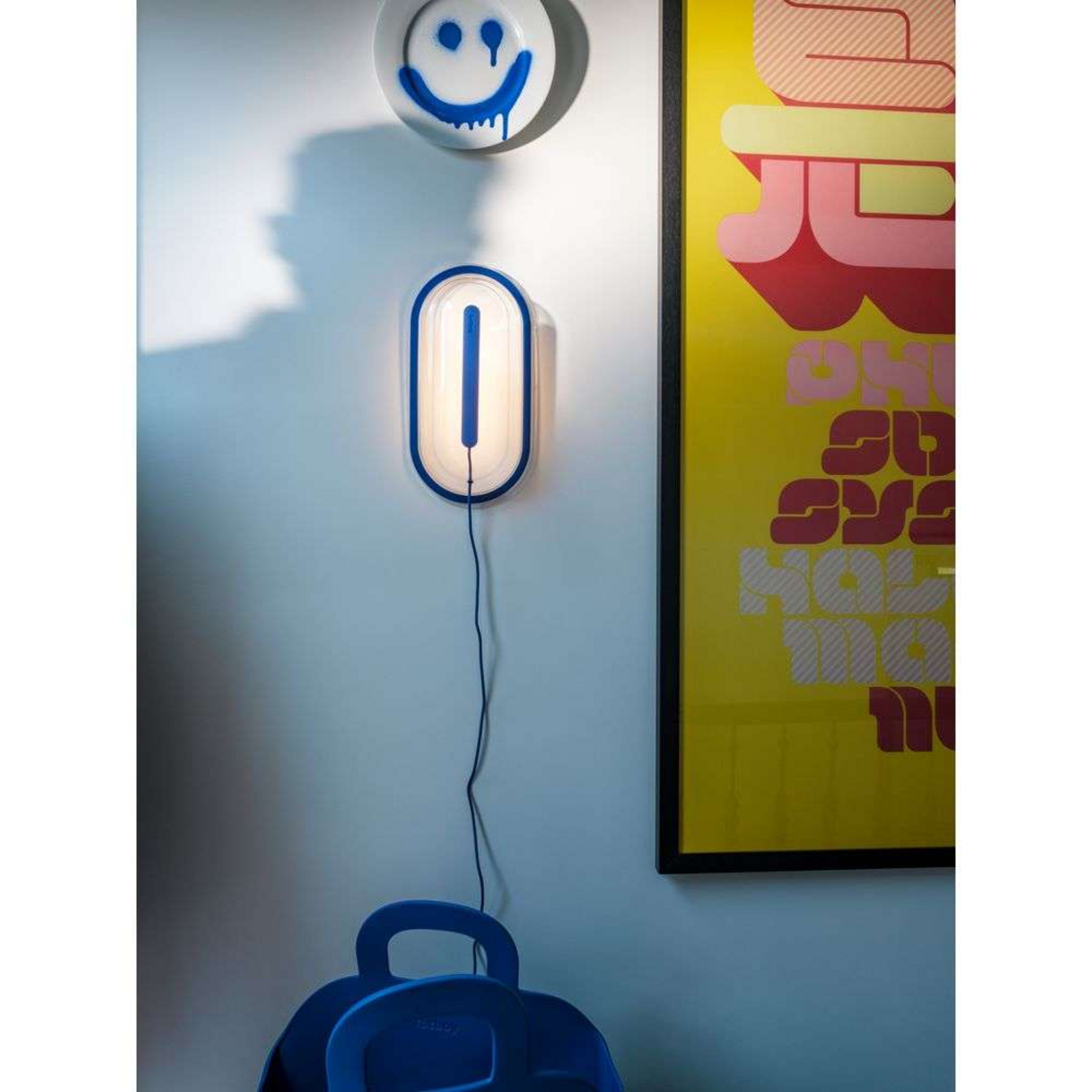 LED's Strip Candeeiro de Parede Dim. Yves Azul - Fatboy®