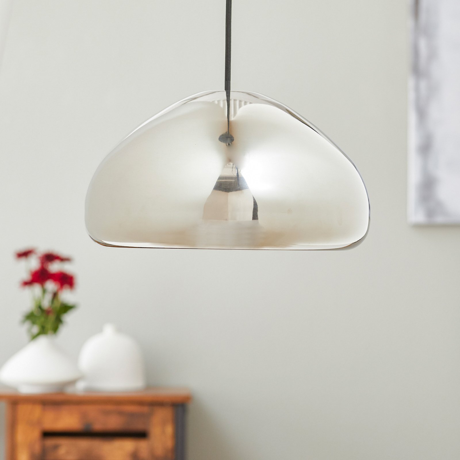 Tom Dixon Void LED a sospensione Ø 30 cm cromo