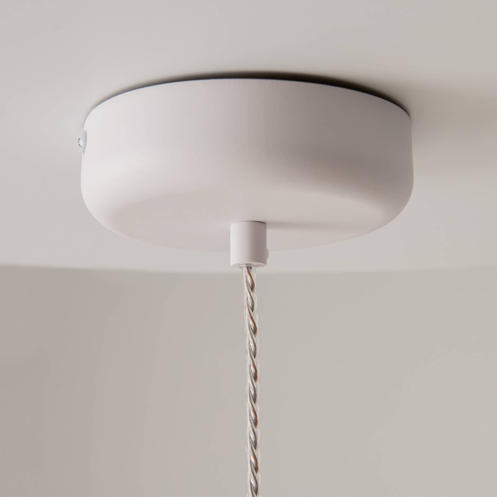Maytoni Żyrandol LED Spirito, biały, szkło/metal, Ø 26 cm
