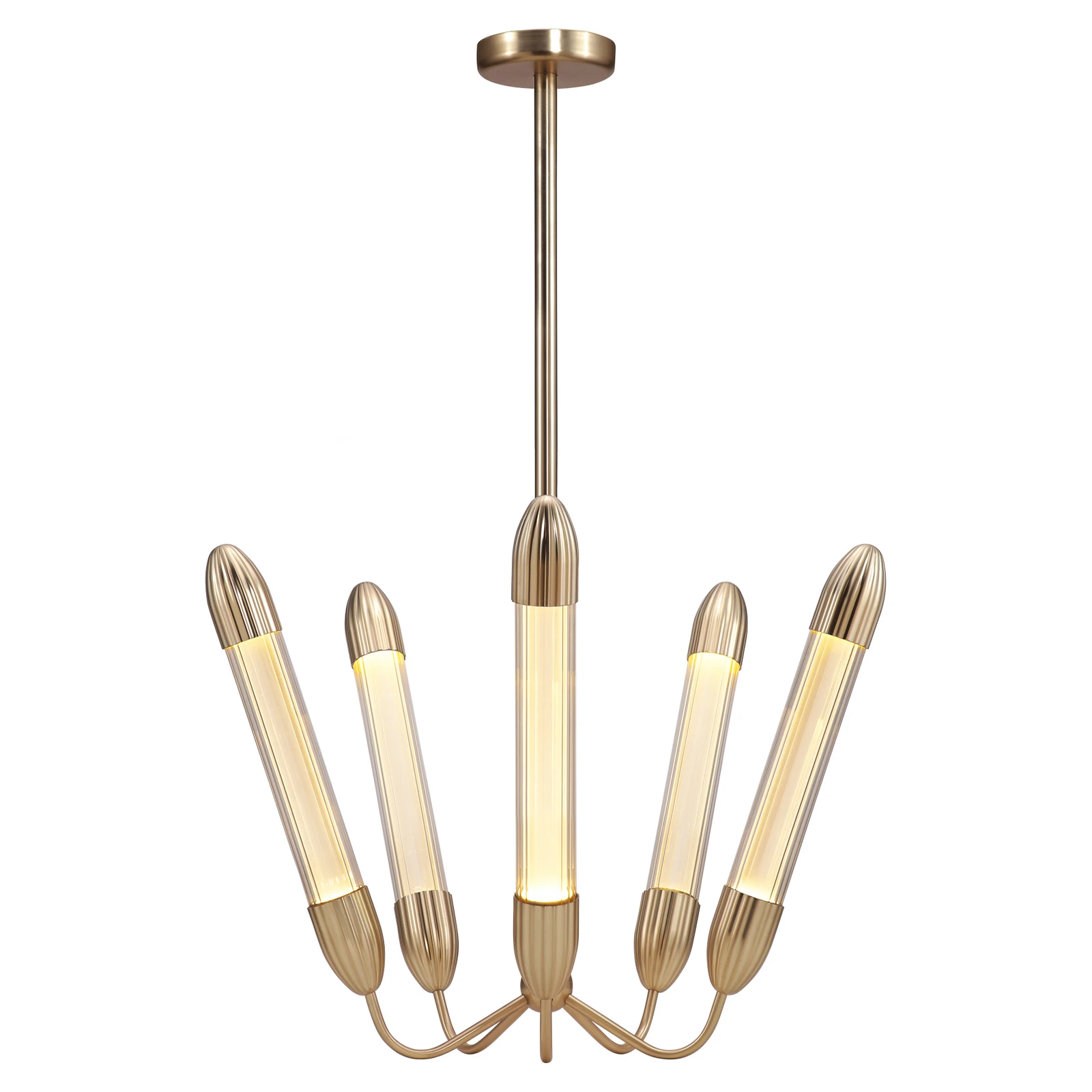 UMAGE pendant light Lemon Squeeze short, brass, Ø 68.8 cm
