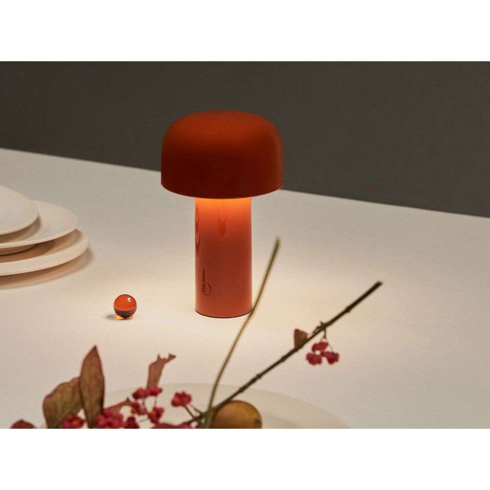 Bellhop Portable Bordslampa Brick Red - Flos