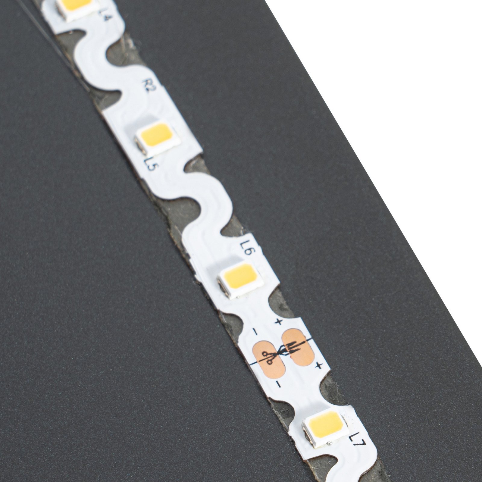 World LED wandlamp antraciet/zilver 60 cm x 30 cm - Lucande