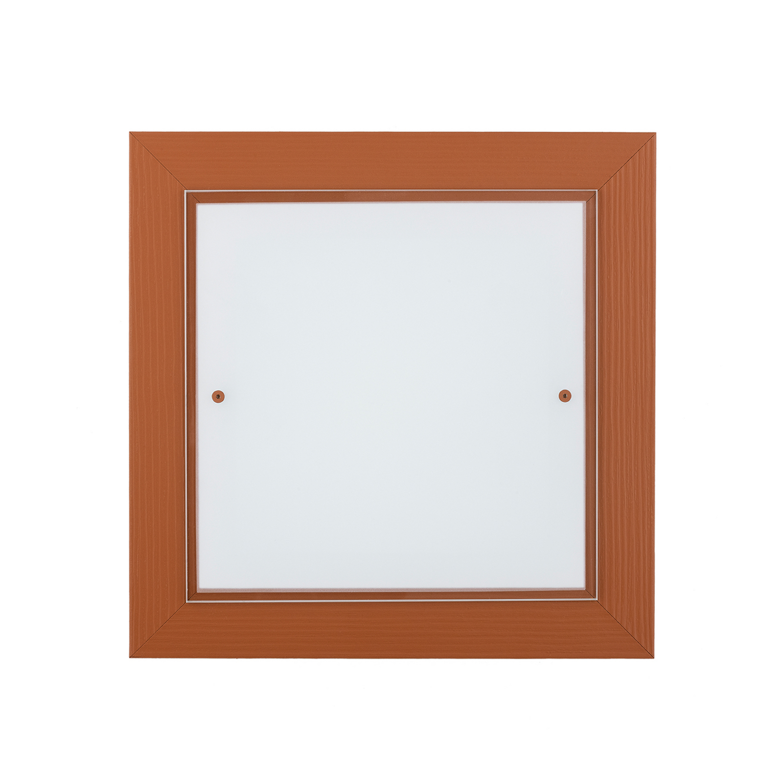 Tally ceiling light, width 42 cm, terracotta, wood, E27