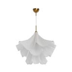 By Rydéns riputatav lamp Juliette, valge, tüll/metall, 75 cm, E27