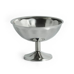 Copa de postre italiana gris acero inoxidable Ø 12 cm - HAY