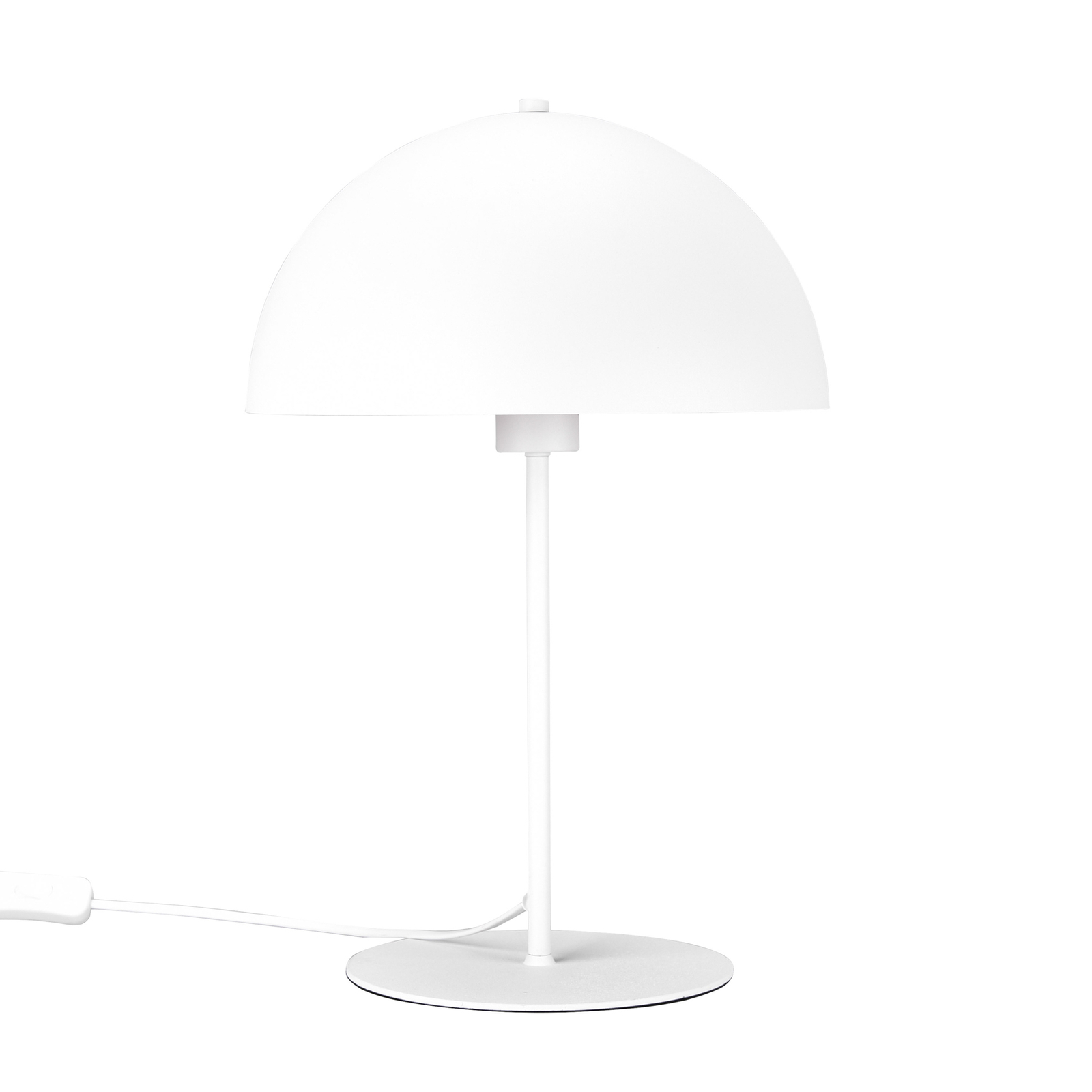 Stolná lampa Nola, výška 45 cm, biela