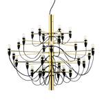 FLOS 2097/30 chandelier brass 30 x 2.7 W LED matt