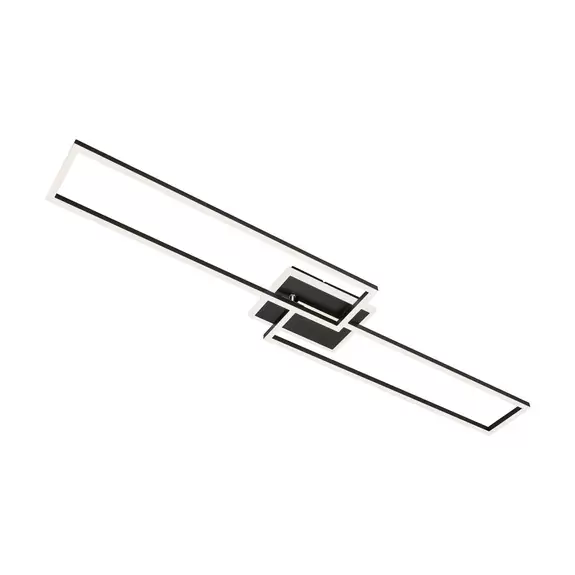 Lampenwelt LED-Deckenlampe Frame S CCT 110x24,8cm schwarz