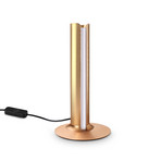 Stolová LED lampa IDEAL LUX Dorica, medená farba, výška 25 cm