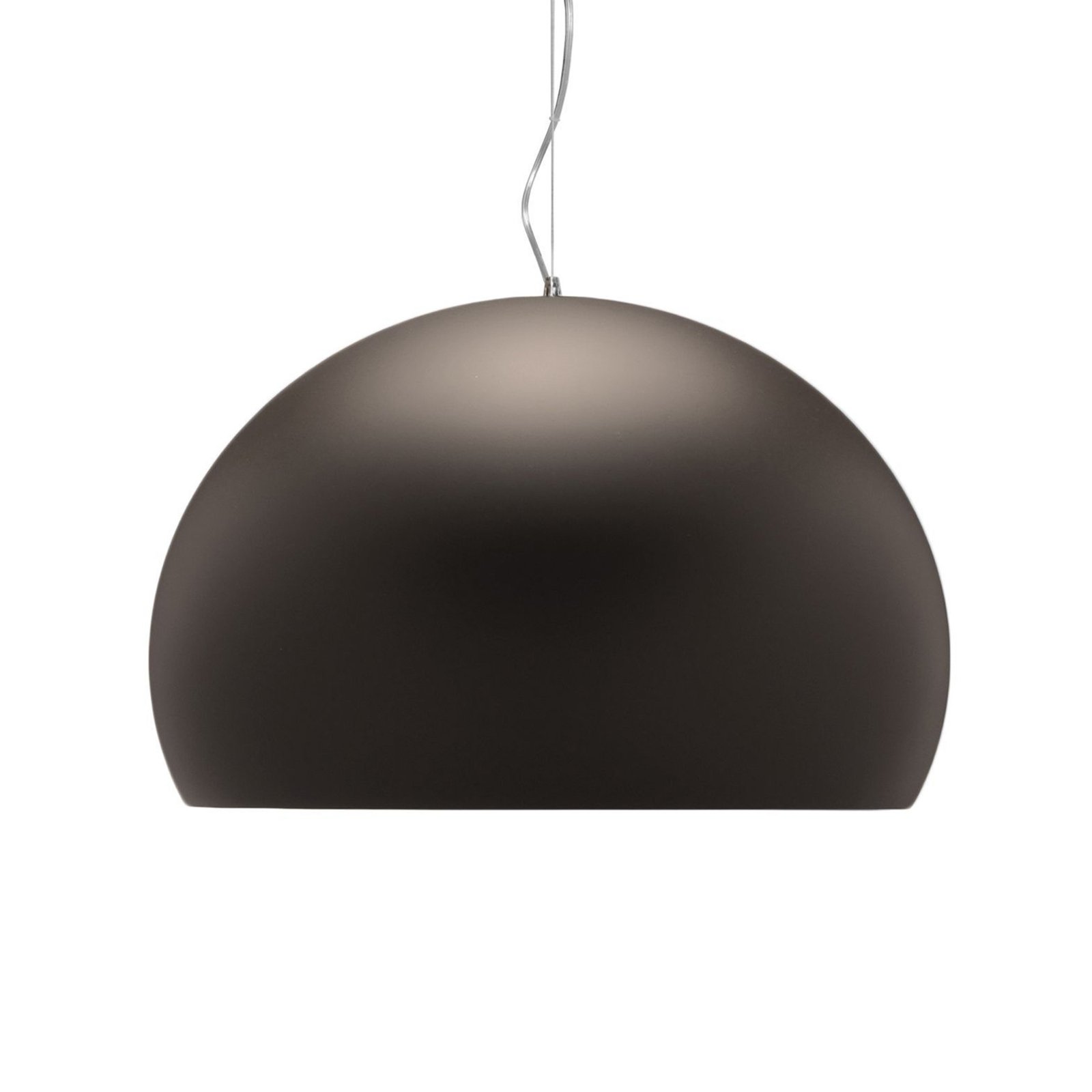 Kartell FL/Y - LED pendant light, matt brown