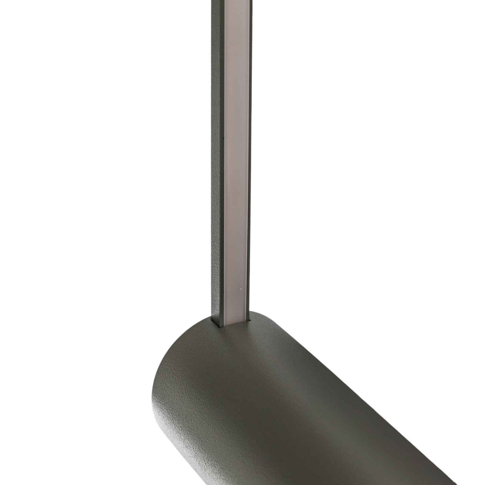 SABER LED wall light, olive green, height 120 cm, metal 4,000 K