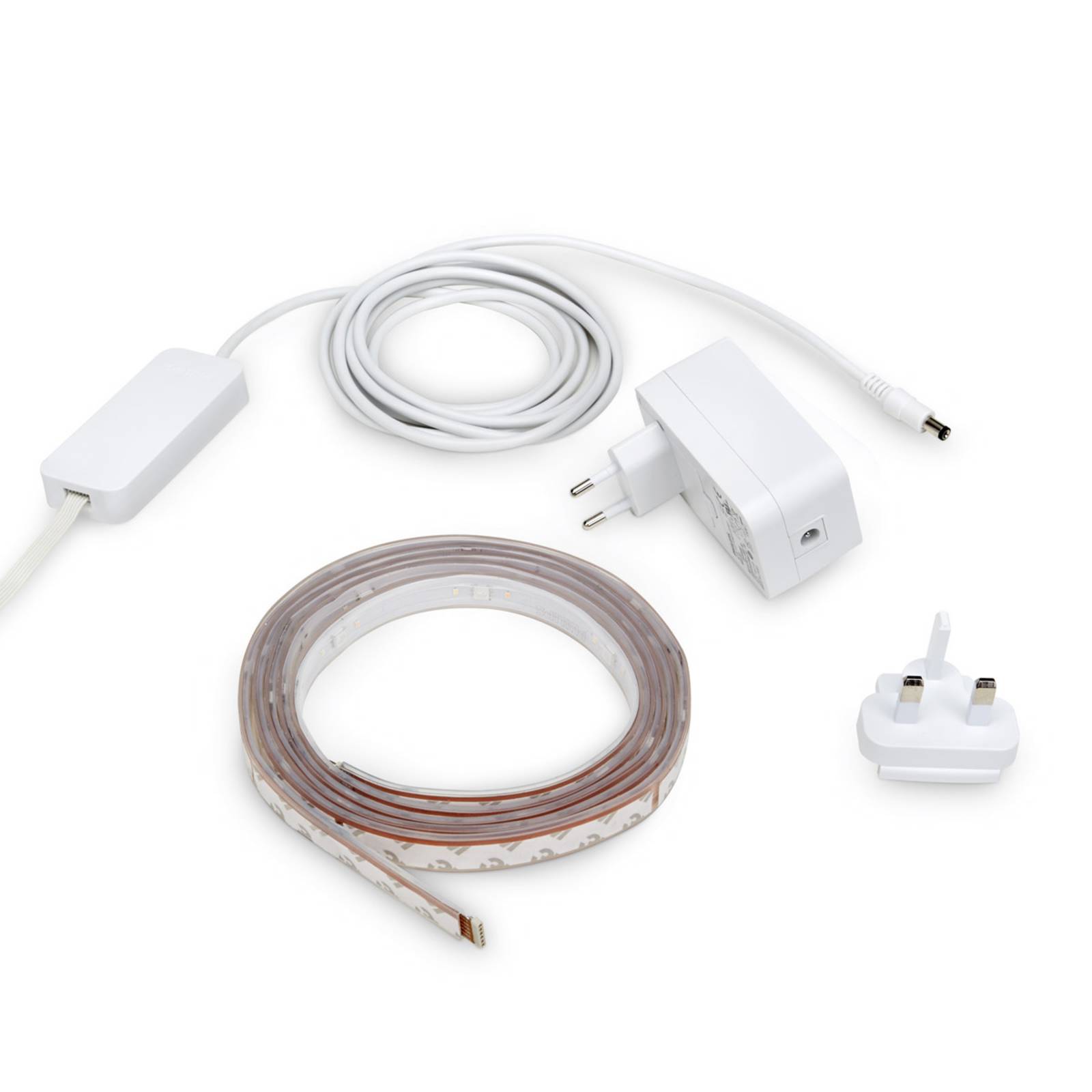 Philips Hue White+Color LightStrip Plus 2 m base, for Living / Dining Room, plastic, 20 W, L: 200 cm, W: 1.4 cm, H: 0.5 cm